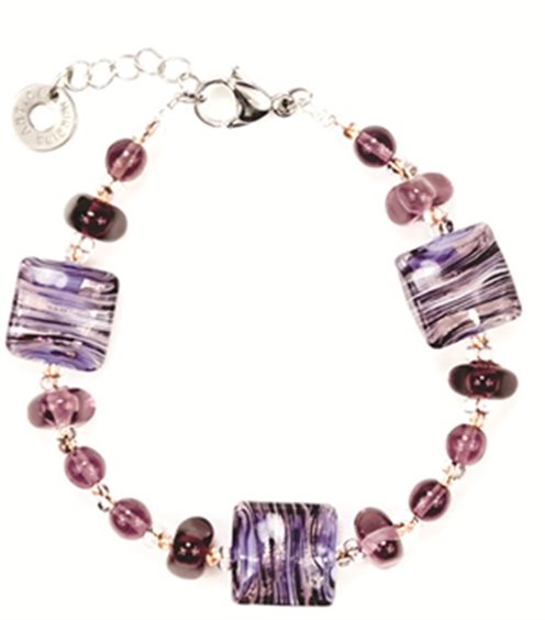 Bracciale Antica Murrina Venezia Donna Aurora in Acciaio chirurgico (316L) BL4AAI2605 - BL4AAI2605